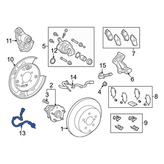 Toyota OE - Rear Right Brake Hydraulic Hose
