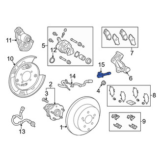 Toyota OE - Rear ABS Wheel Speed Sensor