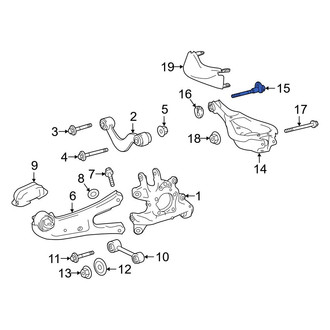 Toyota OE - Alignment Camber Adjusting Eccentric Bolt