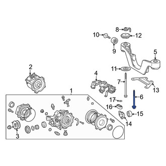 Toyota OE - Front Center Differential Housing Support Bolt