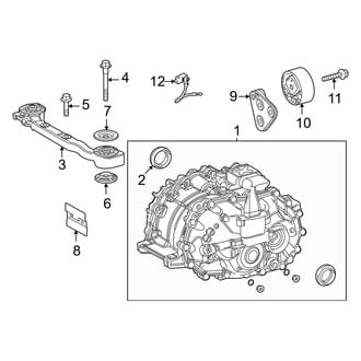 Toyota OE - Rear Suspension - Axle & Differential (Hybrid Bronze Edition / Hybrid LE / Hybrid Limited / Hybrid Platinum / Hybrid XLE AWD)