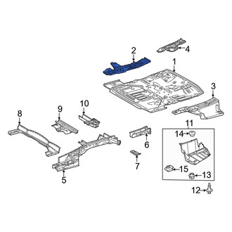 Toyota OE - Rear Right Floor Extension