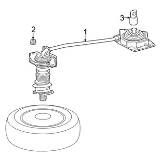 Toyota OE - Rear Body & Floor - Spare Tire Carrier