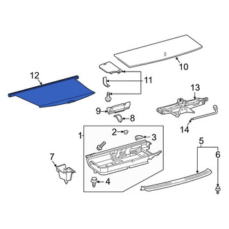 Toyota OE - Rear Cargo Cover