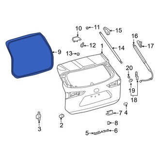Toyota OE - Rear Hatch Seal