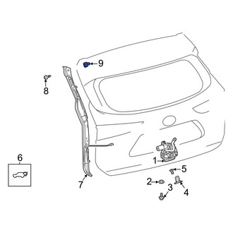 Toyota OE - Liftgate Object Sensor Clip