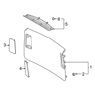 Toyota OE - Lift Gate - Interior Trim