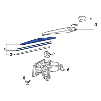 Toyota OE - Rear Wiper Blade