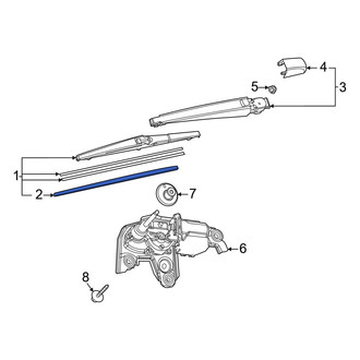 Toyota OE - Rear Wiper Blade
