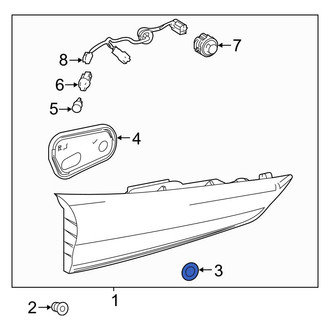 Toyota OE - Back Up Light Assembly Gasket
