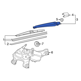 Toyota OE - Rear Wiper Arm
