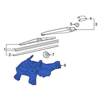 Toyota OE - Rear Wiper Motor