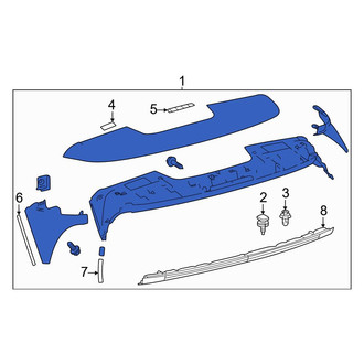 Toyota OE - Rear Spoiler