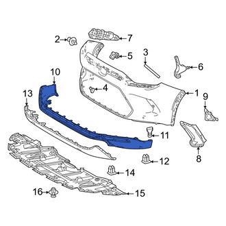 Toyota OE - Rear Lower Bumper Cover