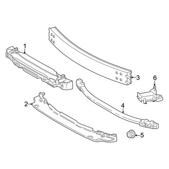 Toyota OE - Front Bumper & Grille - Bumper & Components (Bumper Support)