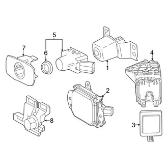 Toyota OE - Front Bumper & Grille - Electrical Components