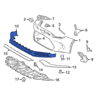 Toyota OE - Rear Lower Bumper Cover