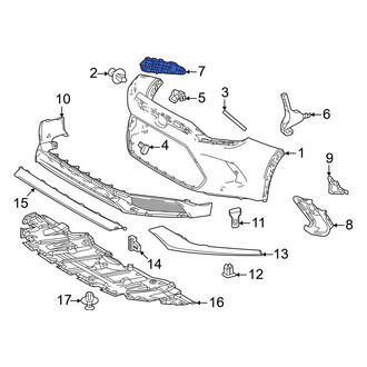 Toyota OE - Front Left Bumper Guide