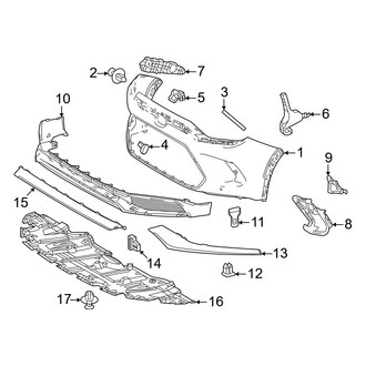Toyota OE - Front Bumper & Grille - Bumper & Components (Bumper Cover & Trim)