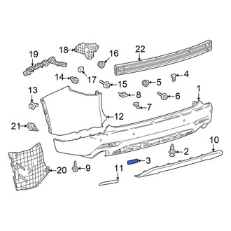 Toyota OE - Lower Bumper Cover Insulator
