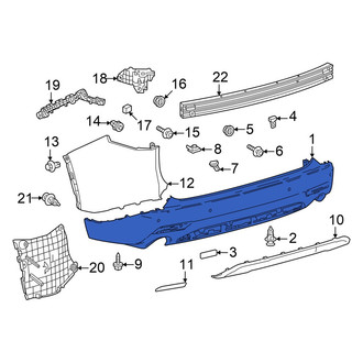 Toyota OE - Rear Lower Bumper Cover