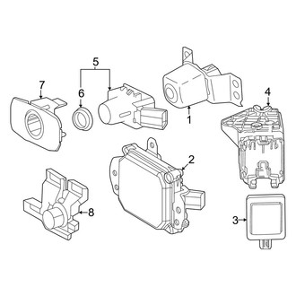 Toyota OE - Front Bumper & Grille - Electrical Components
