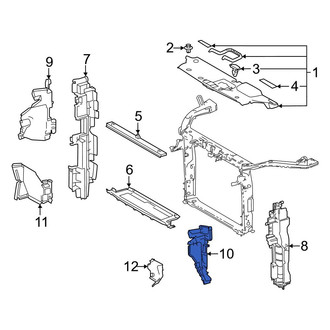 Toyota OE - Front Left Upper Radiator Support Air Deflector