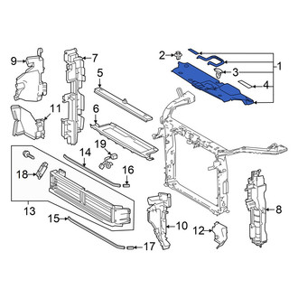 Toyota OE - Front Radiator Support Access Cover