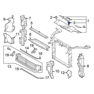 Toyota OE - Upper Body B-Pillar Trim Panel Clip