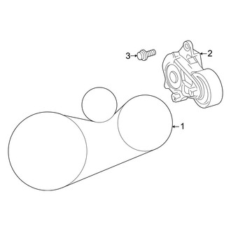 Toyota OE - Cooling - Belts & Pulleys (Hybrid Limited / Hybrid Nightshade / Hybrid Platinum 2.4L)