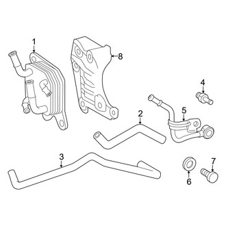 Toyota OE - Cooling - Trans Oil Cooler