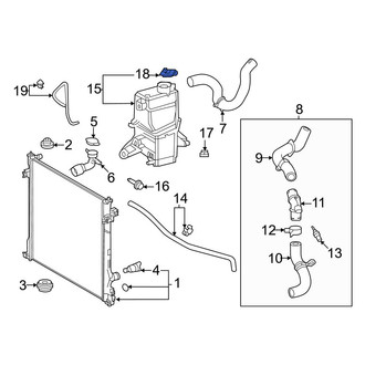Toyota OE - Engine Coolant Reservoir Cap