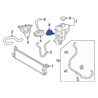Toyota OE - Turbocharger Coolant Reservoir Bracket