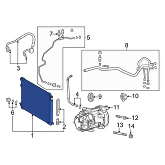 Toyota OE - A/C Condenser