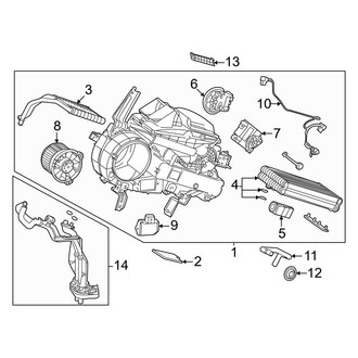 Toyota OE - Air Conditioner & Heater - Rear Heater