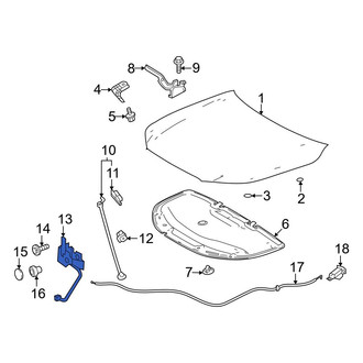 Toyota OE - Front Hood Latch