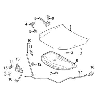 Toyota OE - Hood & Components