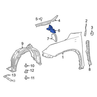 Toyota OE - Left Fender Liner Seal