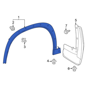 Toyota OE - Front Left Wheel Arch Molding