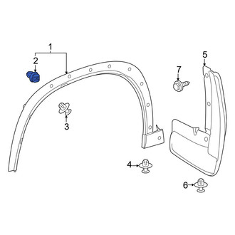 Toyota OE - Lower Spoiler Clip