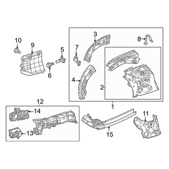 Toyota OE - Fender - Structural Components & Rails