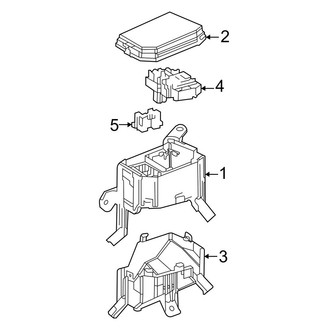 Toyota OE - Electrical - Fuse & Relay (Engine Compartment, Passenger Side)