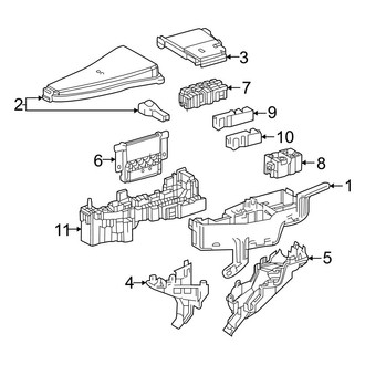 Toyota OE - Electrical - Fuse & Relay (Driver Side Engine Compartment)