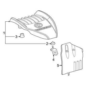 Toyota OE - Engine / Transaxle - Engine Appearance Cover (Gas)