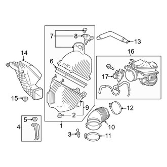 Toyota OE - Engine / Transaxle - Air Intake (2.4L)
