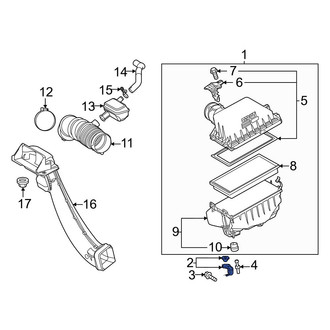 Toyota OE - Air Cleaner Bracket