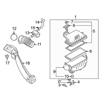 Toyota OE - Engine / Transaxle - Air Intake (2.5L)