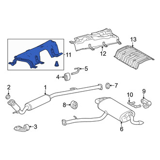 Toyota OE - Front Floor Pan Heat Shield