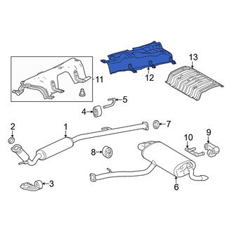 Toyota OE - Center Floor Pan Heat Shield
