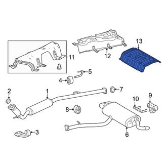 Toyota OE - Rear Floor Pan Heat Shield